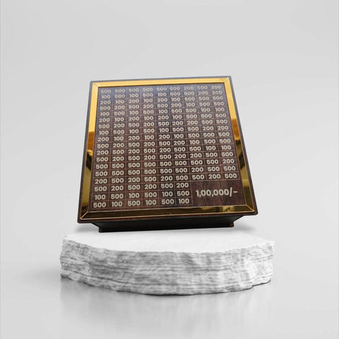 Wooden Savings Challenge Piggy Bank – Money Box for Kids & Adults (Reusable, 30×6×20 cm)